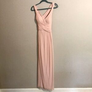 Dusty pink cross cross gown